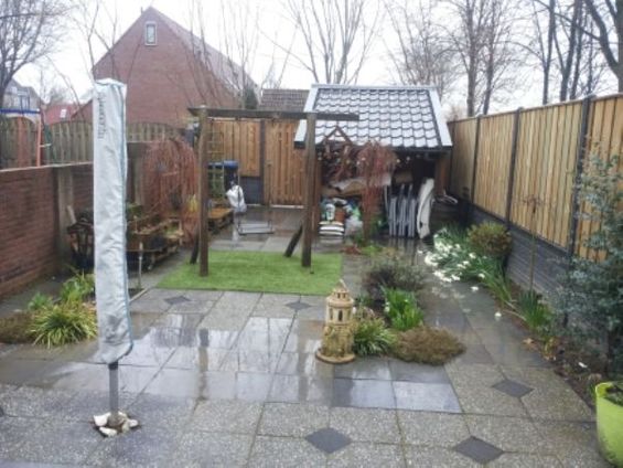 tuin in regen